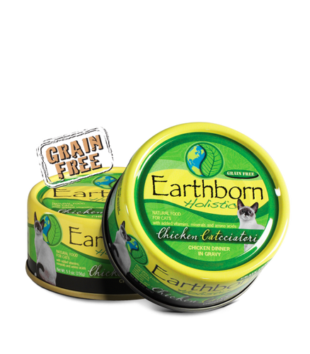 Earthborn Moist Grain-Free Chicken Catcciatori Cat Food 5.5 oz