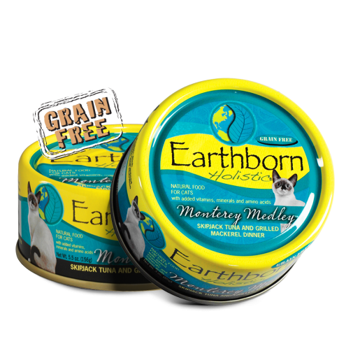 Earthborn Moist Grain-Free Monterey Medley Cat Food 5.5 oz 034846715200