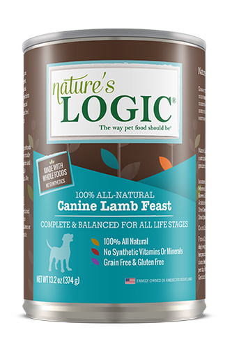 natures logic canine lamb feast wet dog food dog diet 858155001027