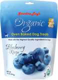 884308220076 Organic blueberry oven baked dog treats grandma lucy's