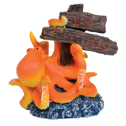 Ornament No Fishing Octopus