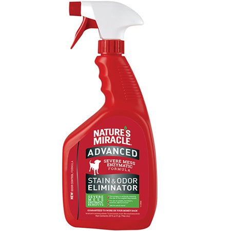Nature's Miracle Advanced Stain & Odor Remover for Dogs 32oz spray 32 oz ounces 018065970169 P97016