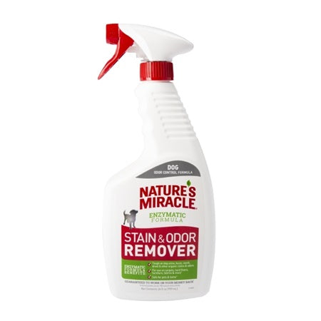 018065969620 P98128 Nature's Miracle Original Stain & Odor Remover for Dogs 24 oz spray bottle