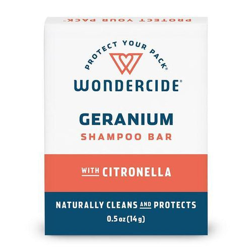 wondercide geranium shampoo bar with citronella naturally cleans and protects 019962893827