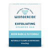 wondercide exfoliating shampoo bar neem bark and patchouli naturally cleans and refreshes 019962893629