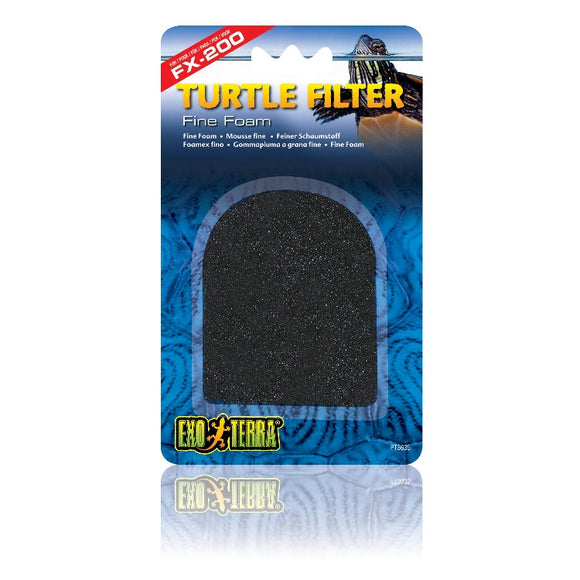 015561236355 pt3635 Exo Terra FX-200 External Turtle Canister Filter Fine Foam