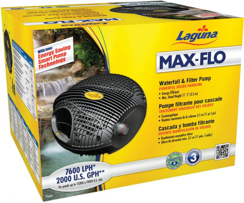 Laguna Pond Max-Flo 2000 GPH Electronic Waterfall & Filter Pump