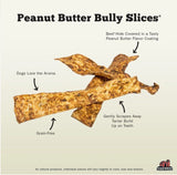 REDBARN Naturals Bully Slices Peanut Butter Flavor Tasty Chew