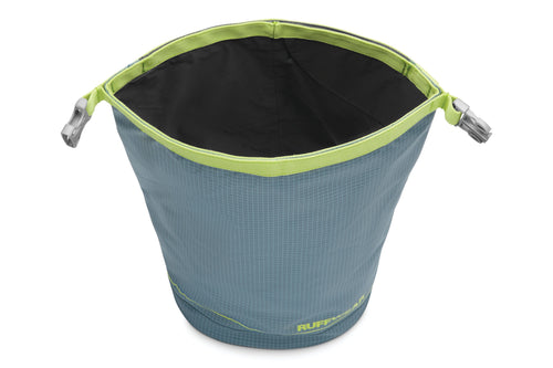 ruffwear kibble kaddie slate blue front overhead 20701-413 748960194857