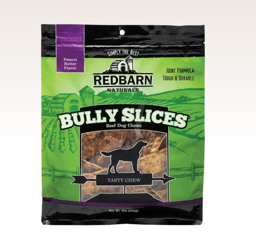 785184255148 255014 redbarn red barn bully slices peanut butter bully flavor 255014 9 oz bag ounce ounces