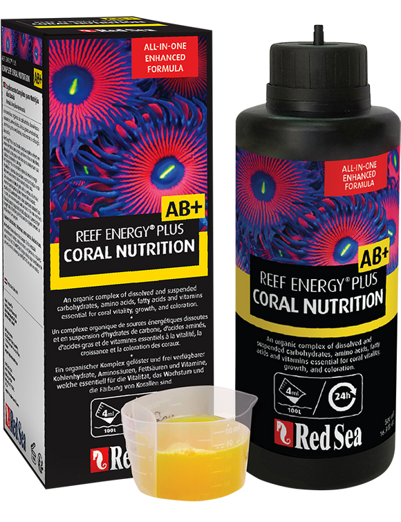 Red Sea REEF ENERGY PLUS All-In-One Coral Superfood AB+ R22102 R22103 R22104  730773221028 730773221042  730773221035