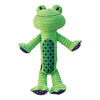 RPJX2 adorables adorable adorables' kong XL green frog crinkle plush dog toy 035585421216