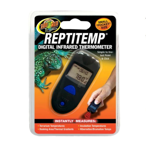 Zoo Med Digital Infrared Handheld Thermometer reptitemp repti temp rt-1 097612370027