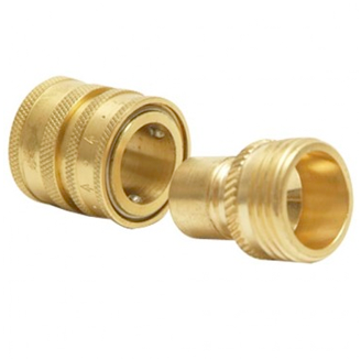 Python Brass Snap Connector 094036004965 No Spill Clean & FIll and