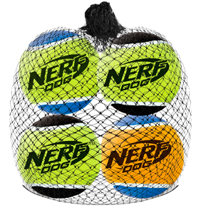 NERF DOG Squeak Tennis Balls XS 4pk