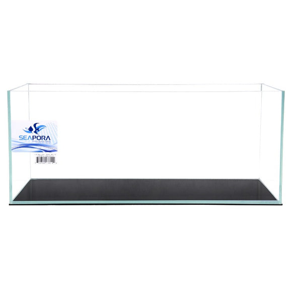 Innovative Rimless Marine Shrimp Tank Seapora 12 Gallon Rimless Crystal Series Aquarium 24x12x10