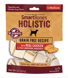 SmartBones Holistic Grain Free Medium Chicken Bones - 4 Pack DISCONTINUED