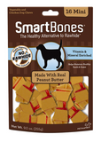 SmartBones Peanut Butter Mini Bones - 16 Pack