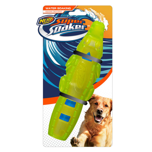 Nerf Dog Super Soaker Squeak Gator Stick