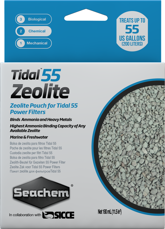 Seachem Tidal 55 Zeolite, Ammonia Remover