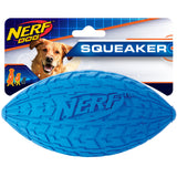 nerf dog tire squeak football small medium 4 6 inch