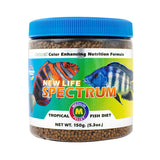702034 2-2.5mm sinking pellets New Life Spectrum naturox 150g. 5.3 oz color enhancing 817987020347 tropical fish diet Medium pellet