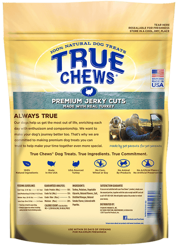 True Chews Premium Turkey Jerky Cuts Dog Treats