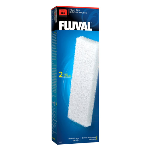 Fluval U3 Underwater Filter Foam 015561104876 Pads - 2 Pack A487 A-487 