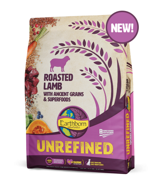 Earthborn Holistic Unrefined Roasted Lamb & Ancient Grains Dry Dog Food