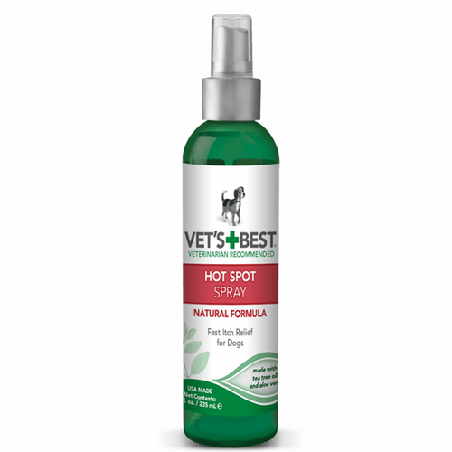 Vet's Best Hot Spot spray Natural Formula fast itch relief 031658100071