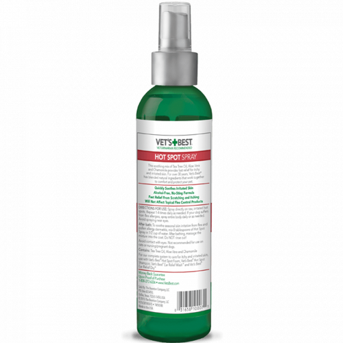 Vet's Best Hot Spot Sprack of bottlebay 8 oz - Fast Itch Relief! 031658100071 