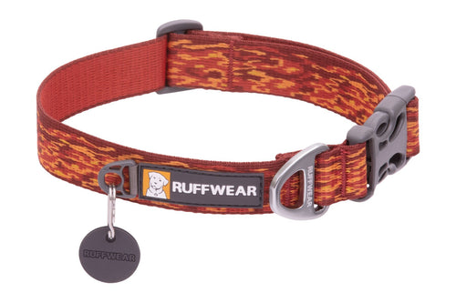 Ruffwear Flat Out Collar Ember Distortion