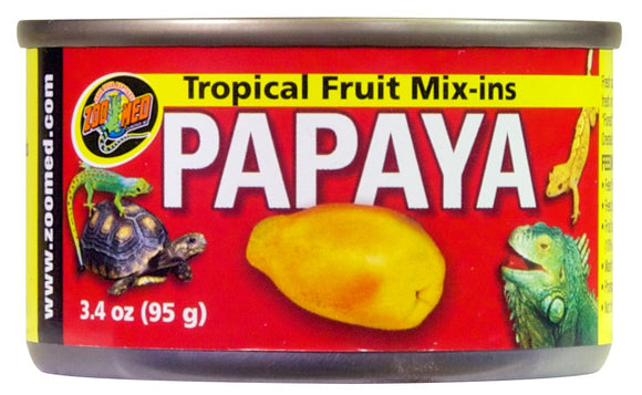097612401516 Zoo Med Tropical Fruit Mix-ins, Papaya 3.4 oz zm-151