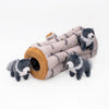 zippy paws burrows burrow arctic wolf puzzle plush dog toy zp1014 810032680145
