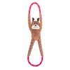 zippy paws holiday ropetugz reindeer rope tugs plush dog toy 818786016791 zp679