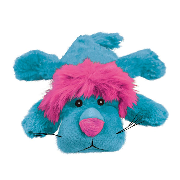 035585265223 ZY24 ZY34 035585159034 kong cozie plush dog toy king lion blue pink and small medium