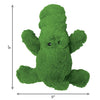 Kong Cozie Ali Alligator Plush Dog Toy size chart medium large zy2 035585159096
