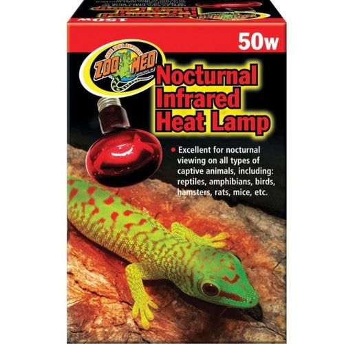 Zoo Med Nocturnal Infrared Heat lamp bulb 50w RS-50 50 watt  097612330502