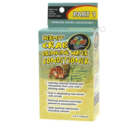 097612009903 Zoo Med hermit crab drinking water conditioner part one 1 2.25 fl oz