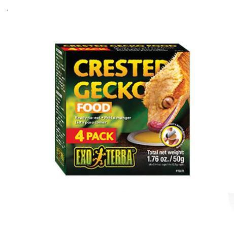 exo terra crested gecko food 4 pack cupped pt3271 015561232715