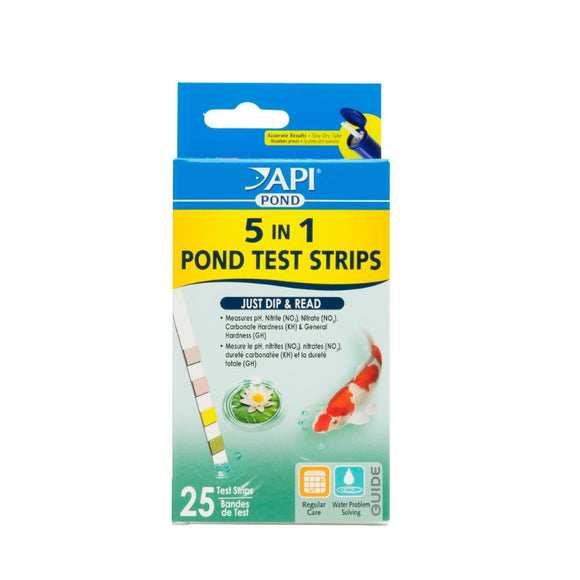 API Pond 5 in 1 Test Strips 25 count  317163061640 164F