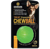 starmark treat dispensing chewball puzzle dog toy small