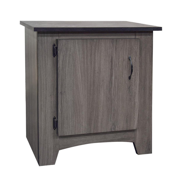 Rustic Grey Cabinet Stand 24x12