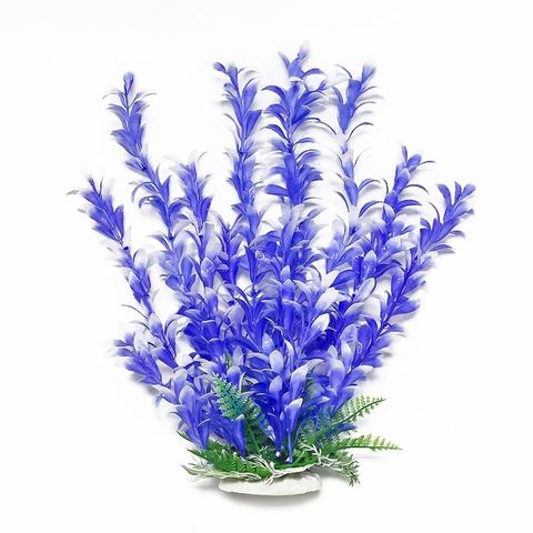 819603014495 PD-BH17 bacopa-like blue and white & aquatop aquarium plant 9 inch 9