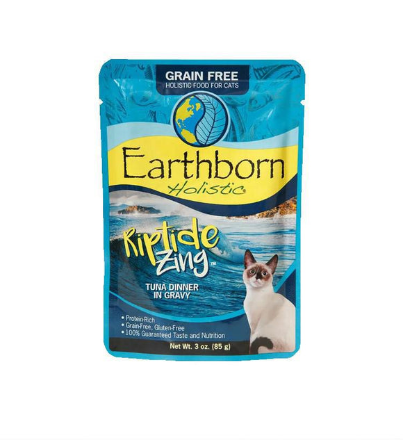 Earthborn Holistic Riptide Zing Grain-Free Moist Cat Pouch 3 oz