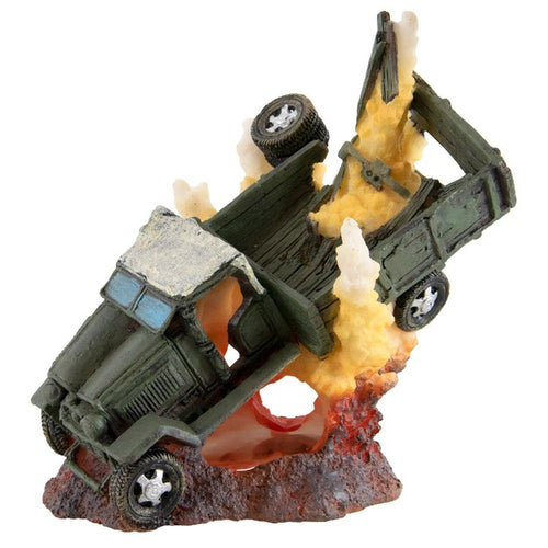 car fish tank accessories Ornament Exploding Jeep - Grandville, MI
