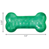 Kong Squeezz Crackle Bone Dog Toy