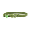 coastal pet safe cat adjustable breakaway collar with bell palm green 07001PGR12 076484724268