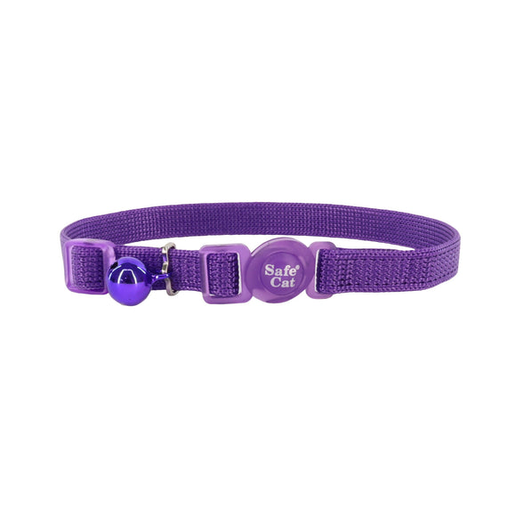 coastal pet safe cat adjustable breakaway collar with bell purple 07001PUR12 076484550102