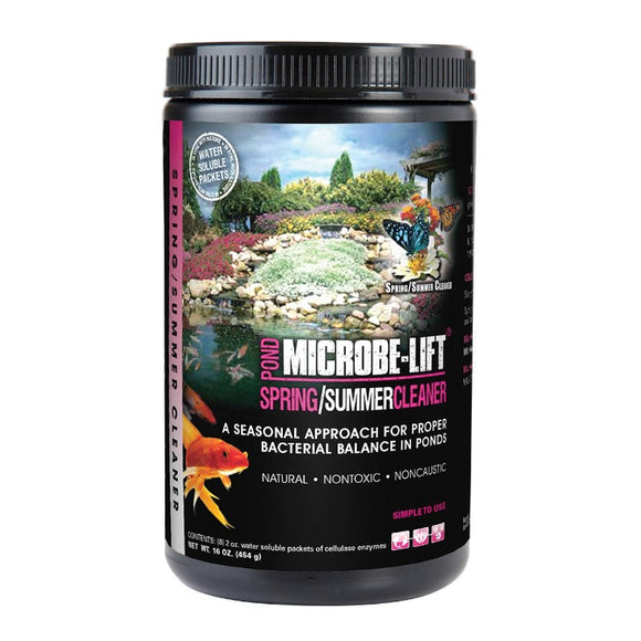 Microbe-Lift Spring & Summer Pond Cleaner 8 - 2 oz Packets